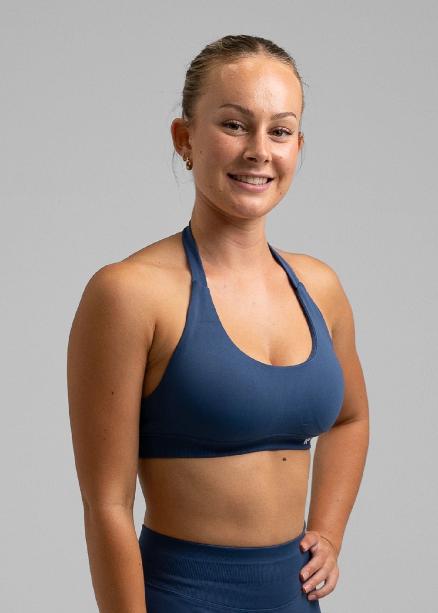 Absolute Halter Sports Bra - Navy Spirit