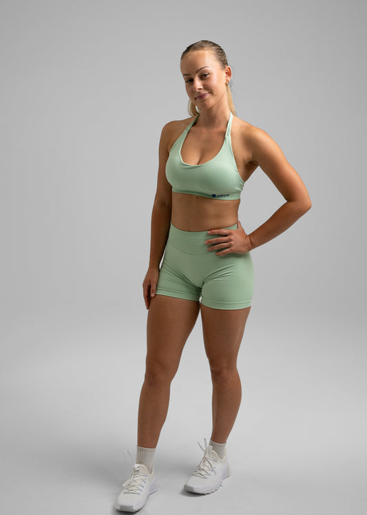 Absolute Seamless Shorts 4.5" - Misty Green