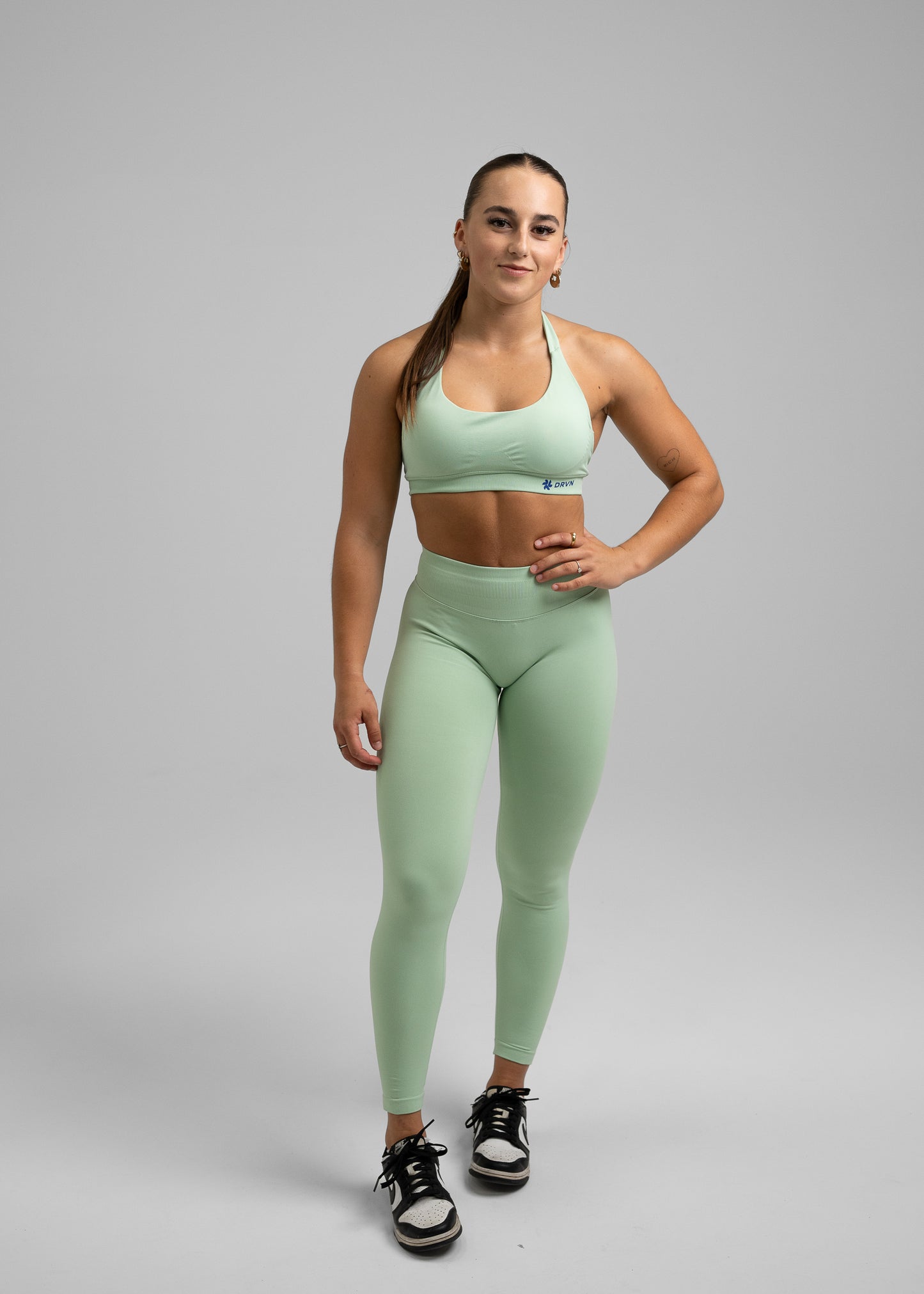 Absolute Seamless Leggings Full Length - Misty Green
