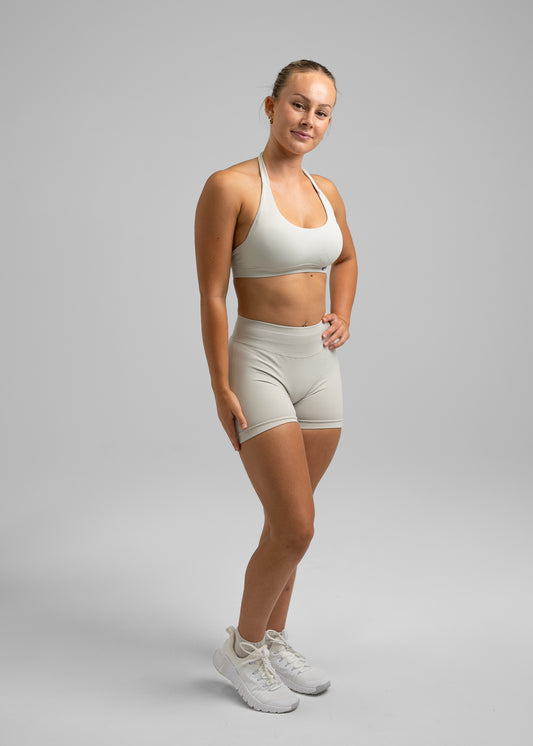 Absolute Seamless Shorts 4.5" - Boulder Grey