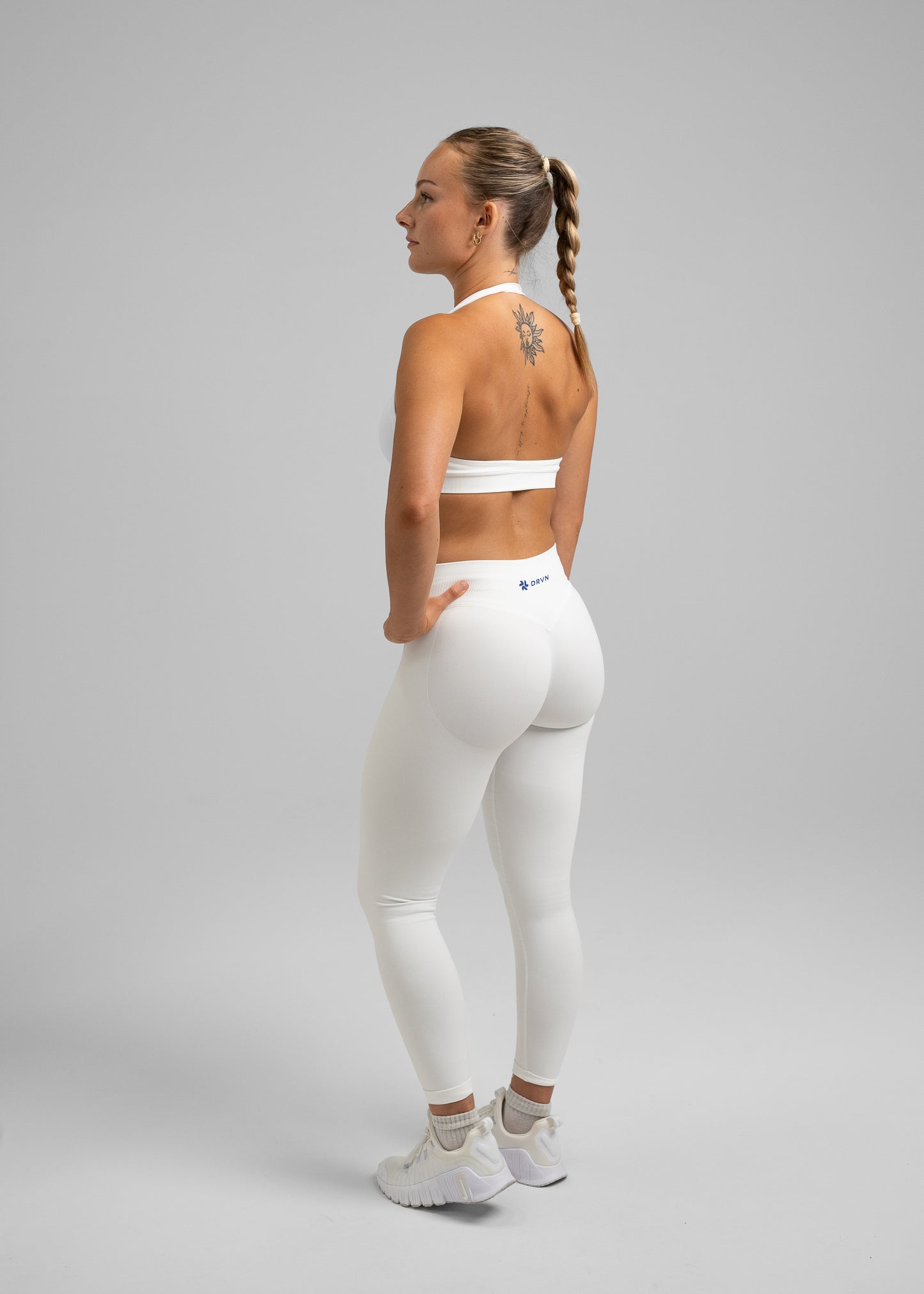 Absolute Seamless Leggings Full Length - Innocent White