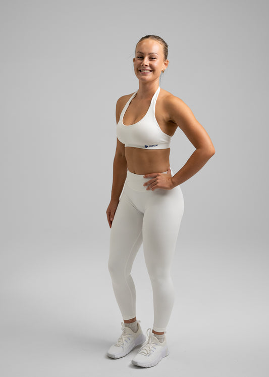Absolute Seamless Leggings Full Length - Innocent White