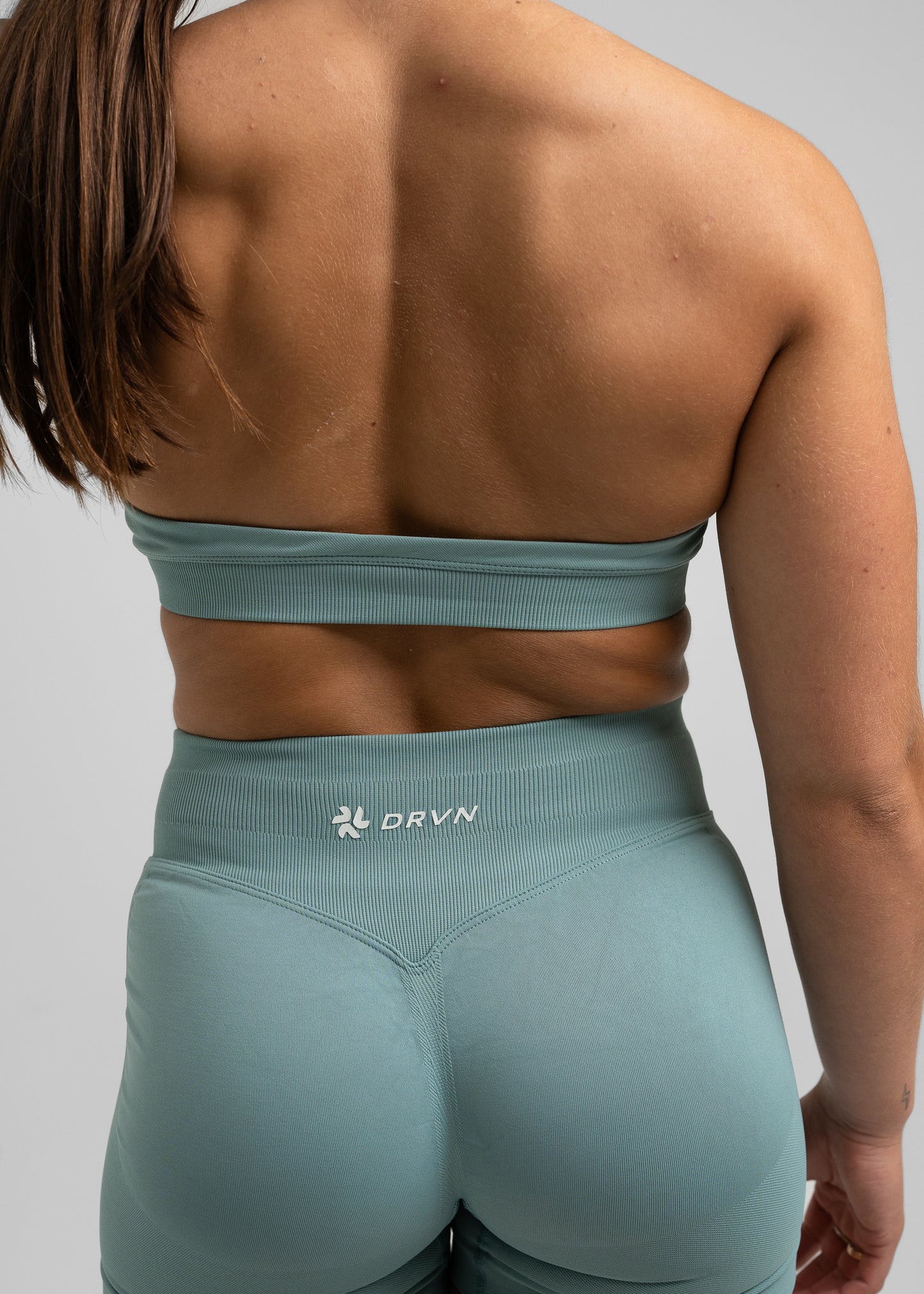 Absolute Halter Sports Bra - Sage Green