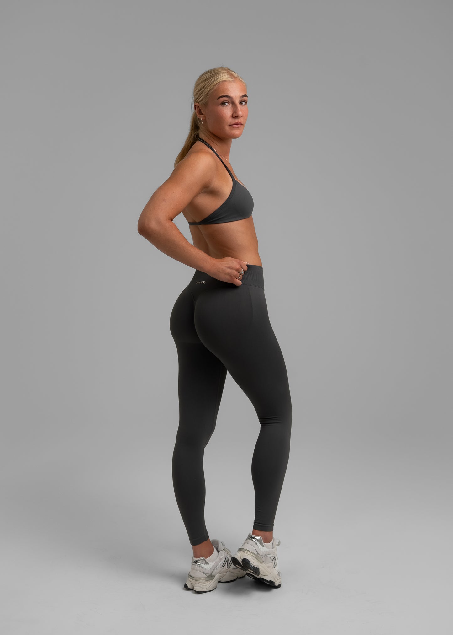 Absolute Seamless Leggings Full Length - Gunmetal Grit