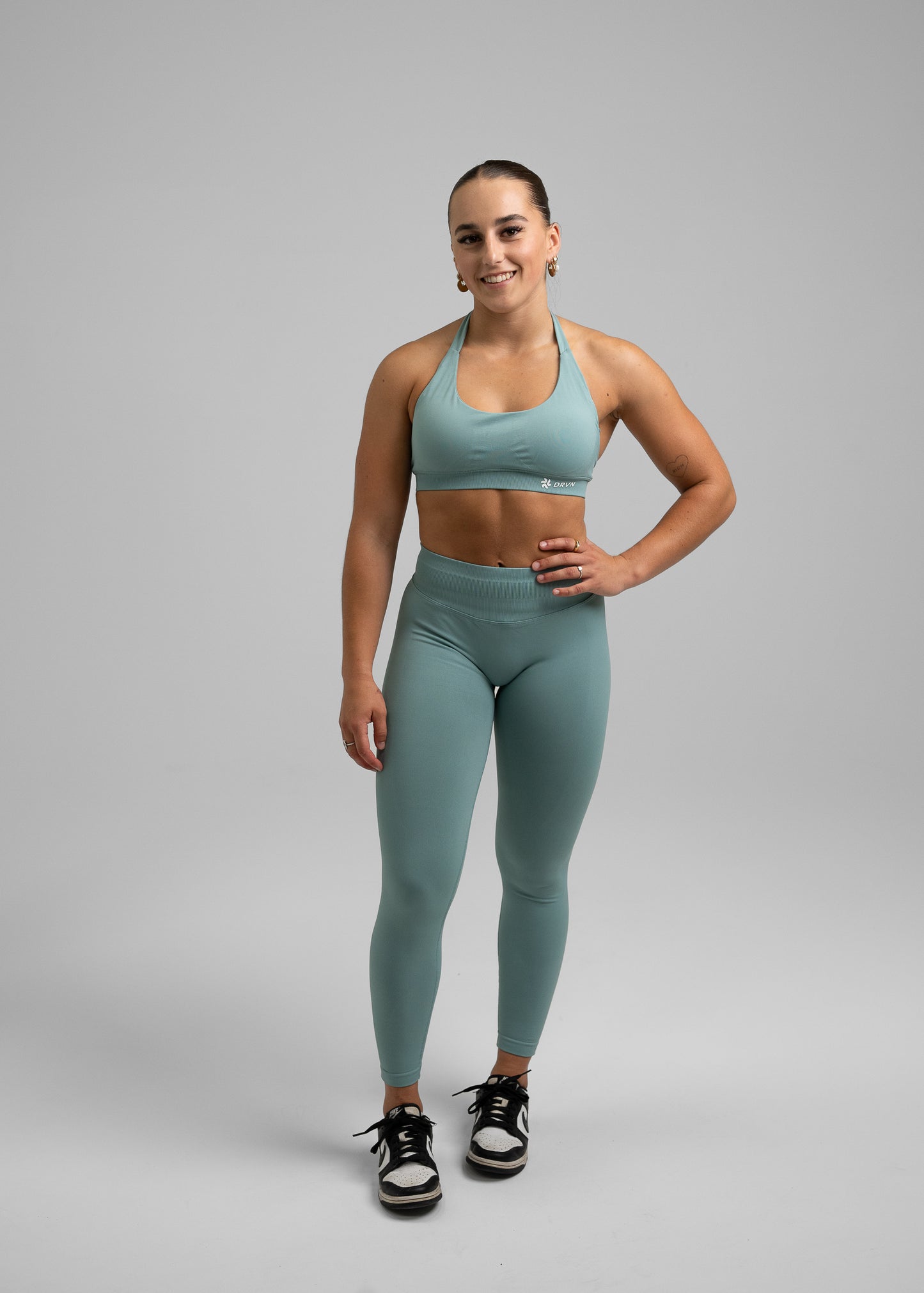 Absolute Seamless Leggings Full Length - Sage Green