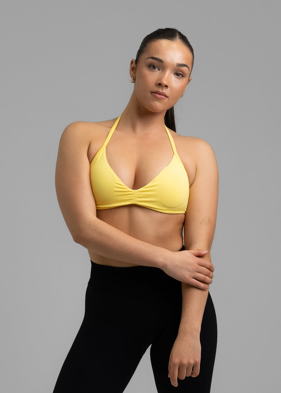Minimal Sports bra - Custard
