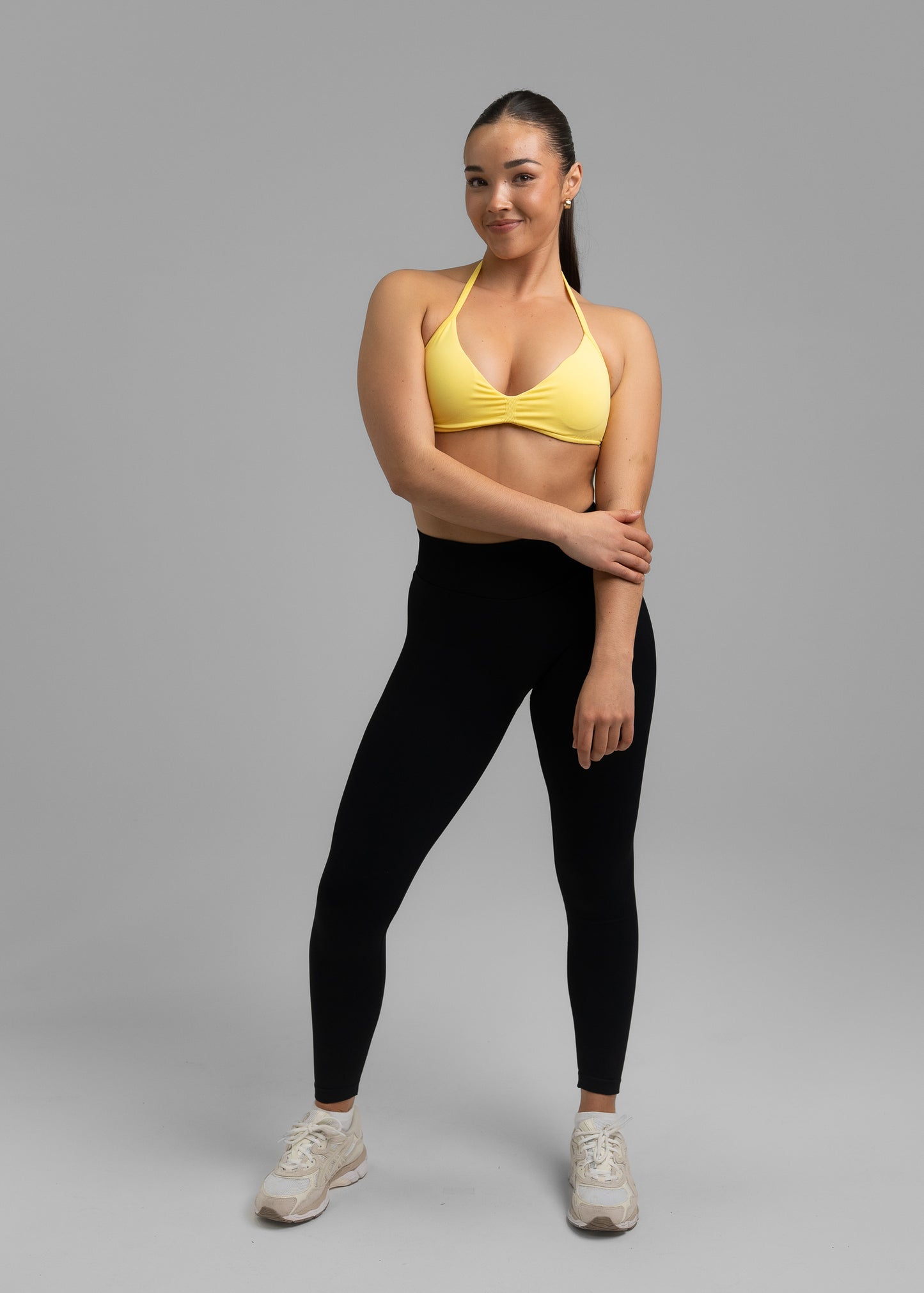 Minimal Sports bra - Custard