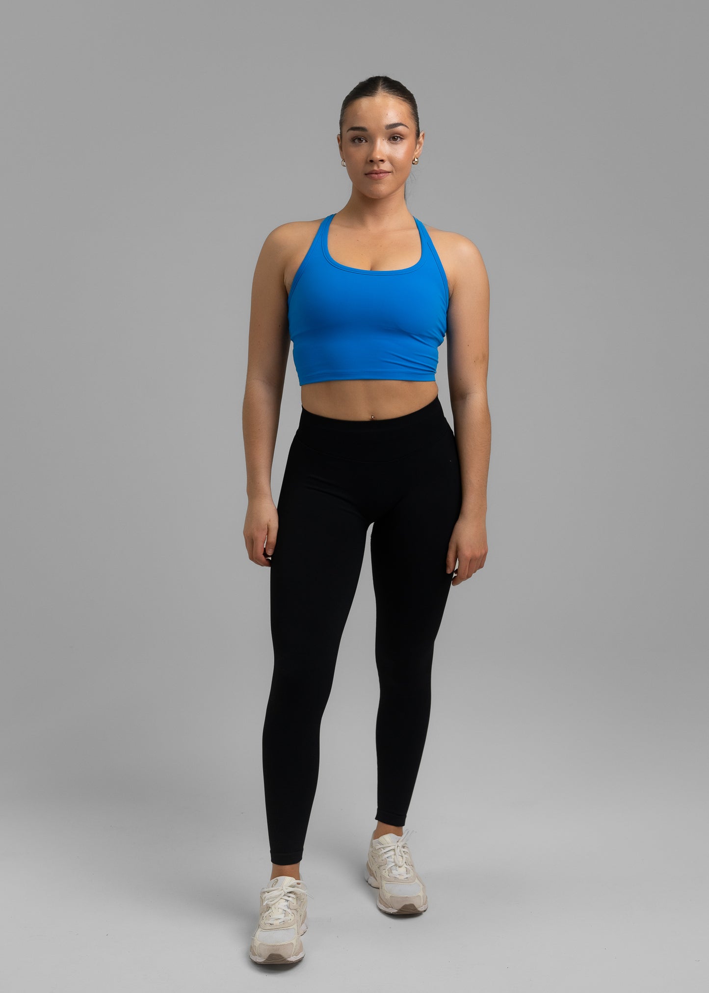 UrbanRacer Cropped Tank Top - Future Blue