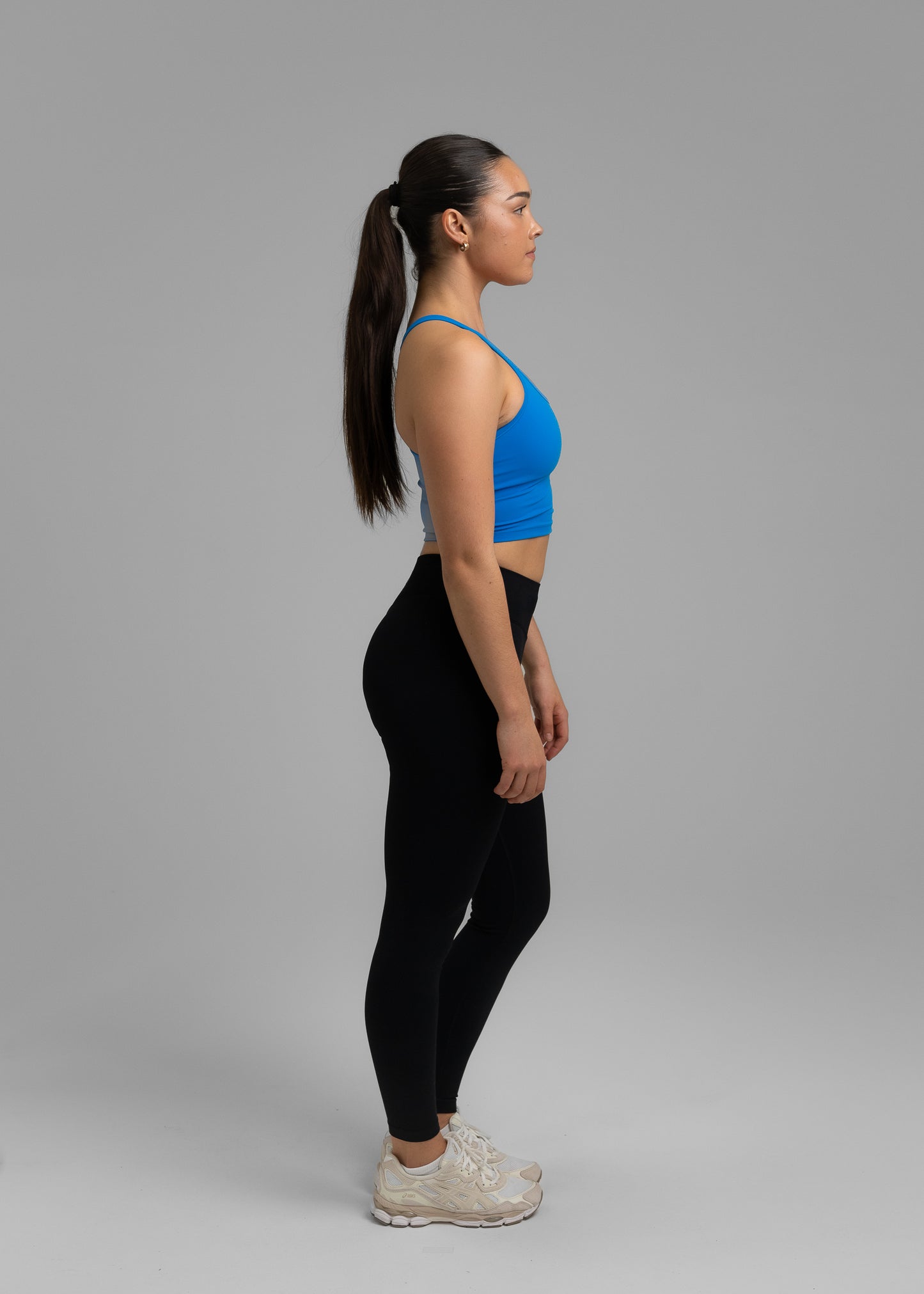 UrbanRacer Cropped Tank Top - Future Blue