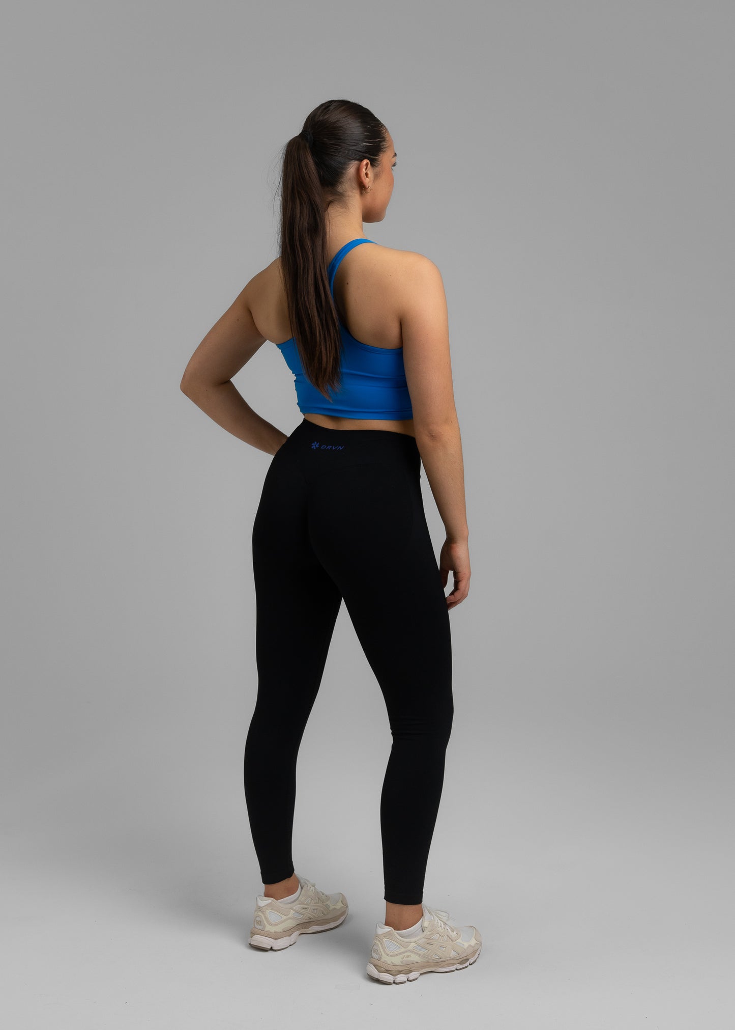 UrbanRacer Cropped Tank Top - Future Blue