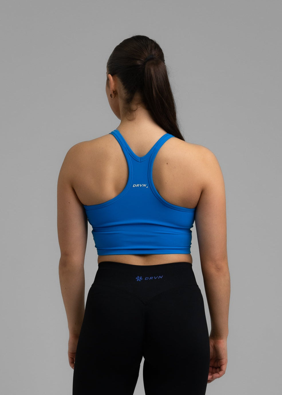 UrbanRacer Cropped Tank Top - Future Blue