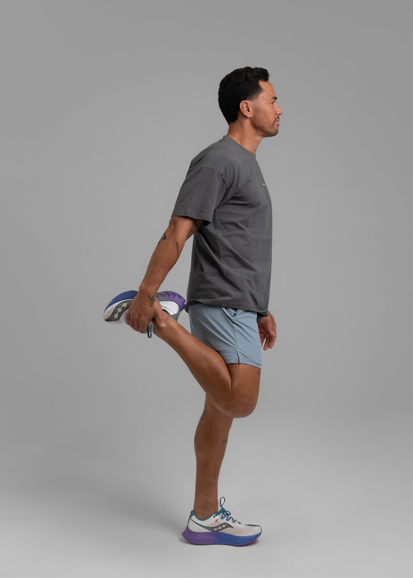 MISSILE IGNITION 6" LINED PERFORMANCE SHORTS - Cement Blue