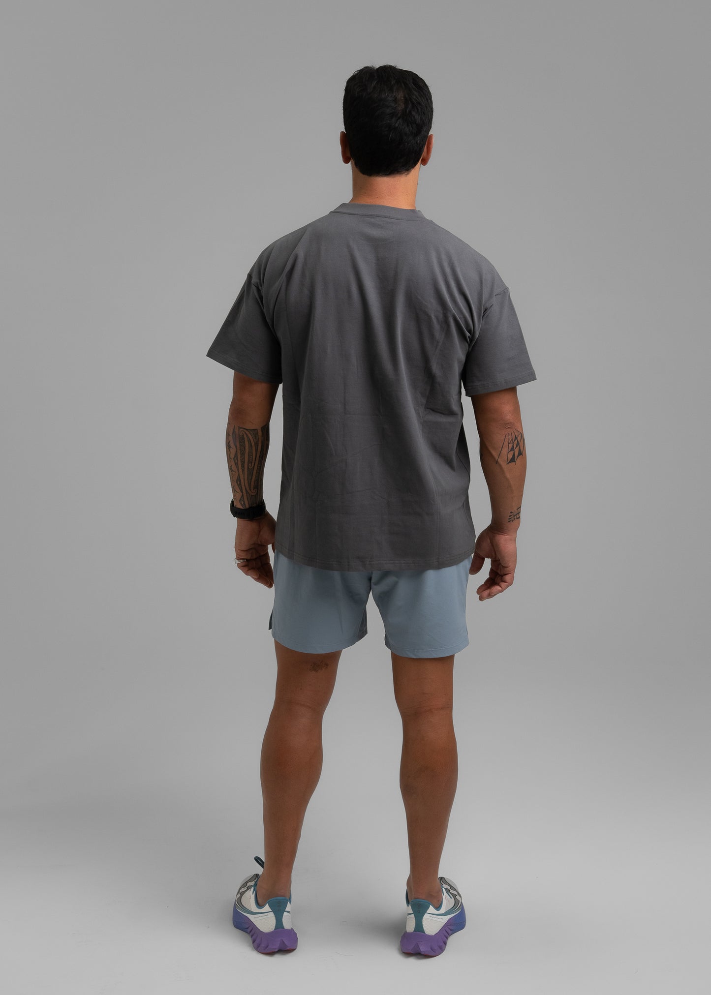 MISSILE IGNITION 6" LINED PERFORMANCE SHORTS - Cement Blue