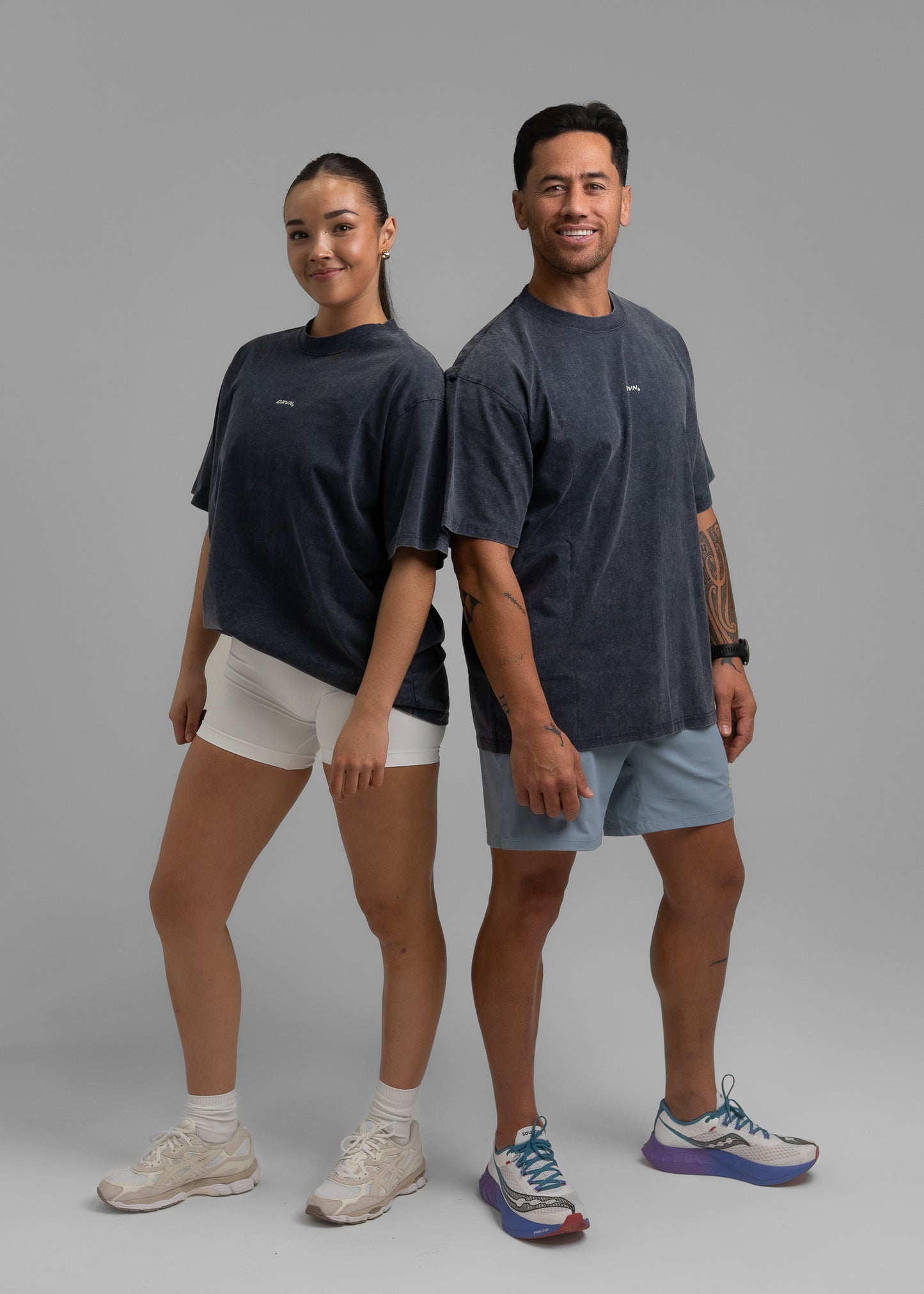 N.R.N.S Oversized Pump Cover - Washed Navy