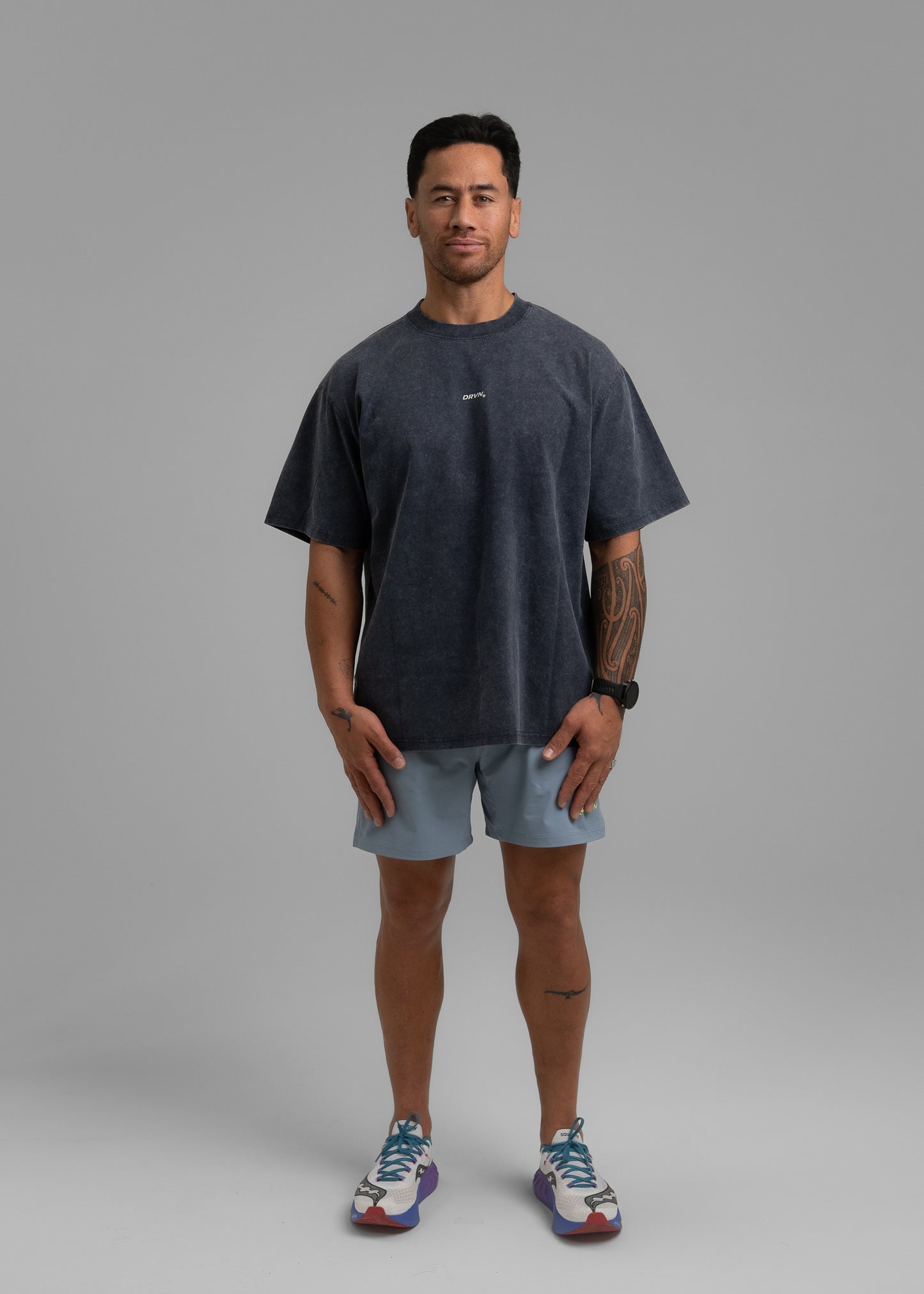 N.R.N.S Oversized Pump Cover - Washed Navy
