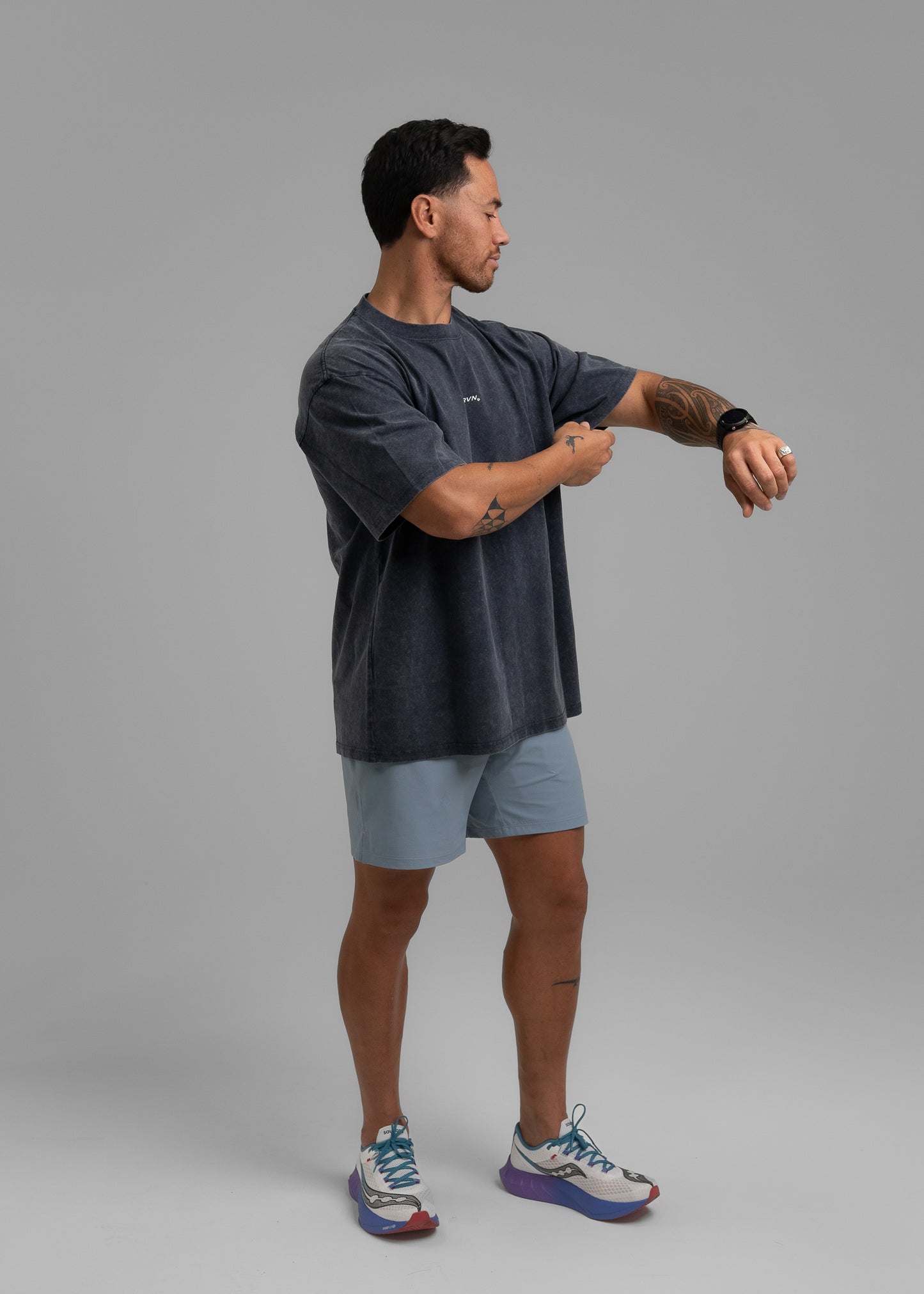 N.R.N.S Oversized Pump Cover - Washed Navy