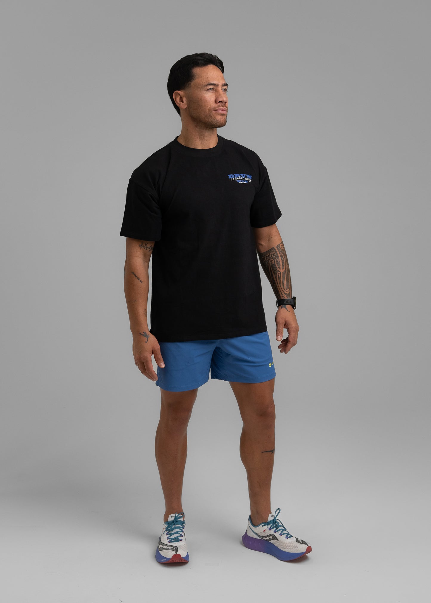 WOD CLUB AirLite Oversize Tee - Black