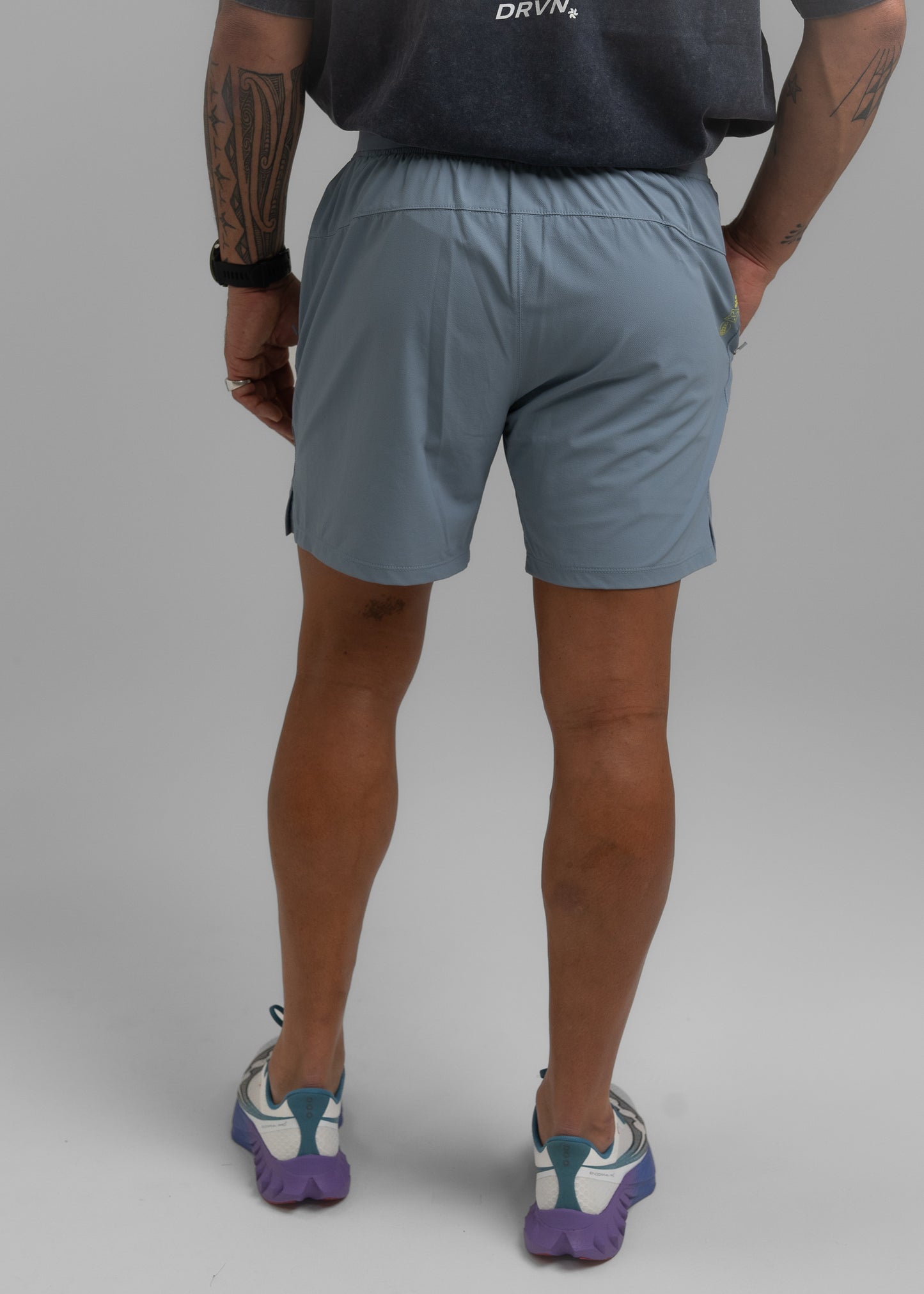 MISSILE IGNITION 6" LINED PERFORMANCE SHORTS - Cement Blue
