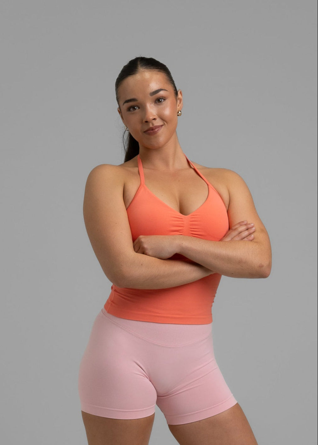 Minimal Singlet - Coral Rose
