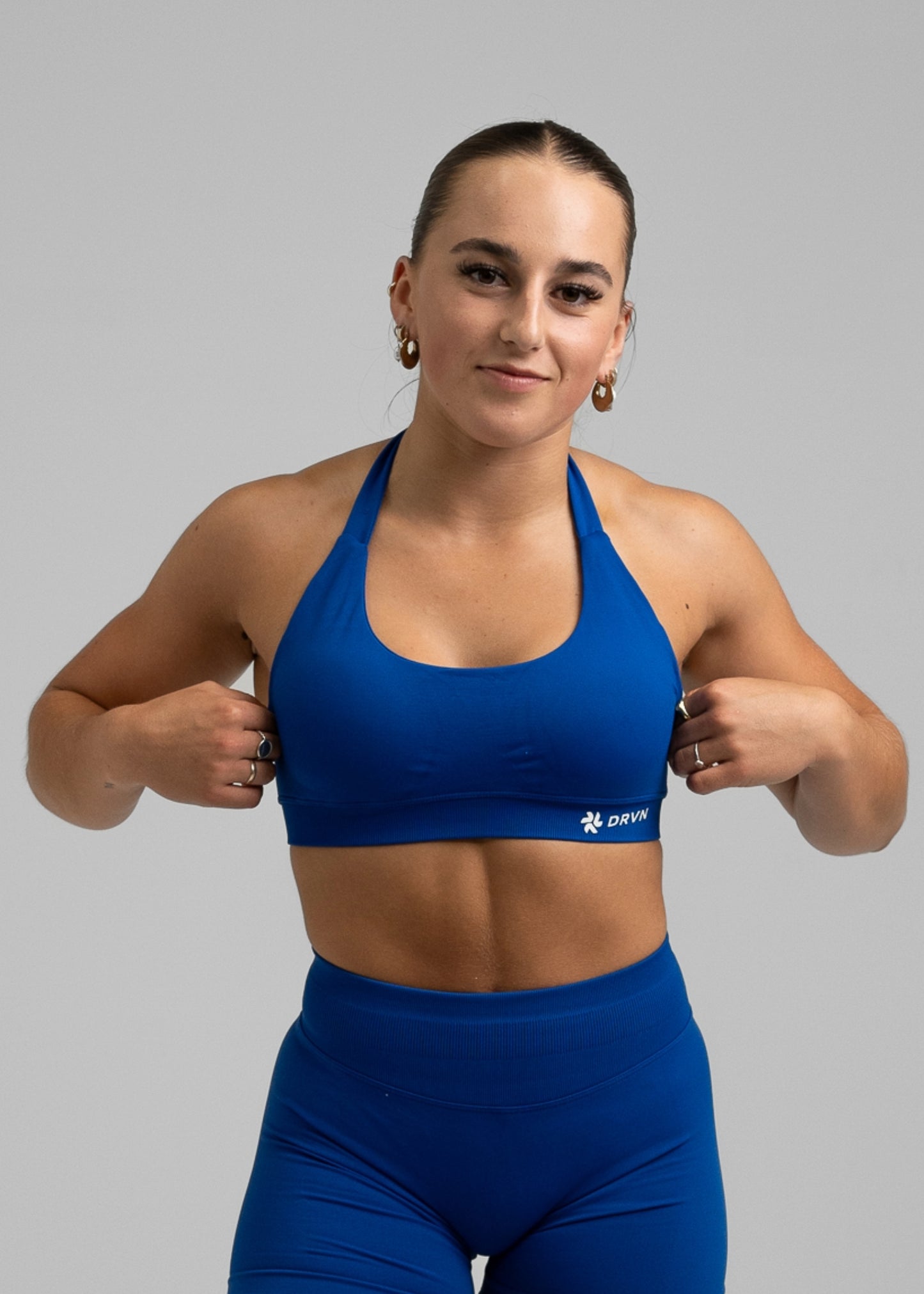 Absolute Halter Sports Bra - Atlantic