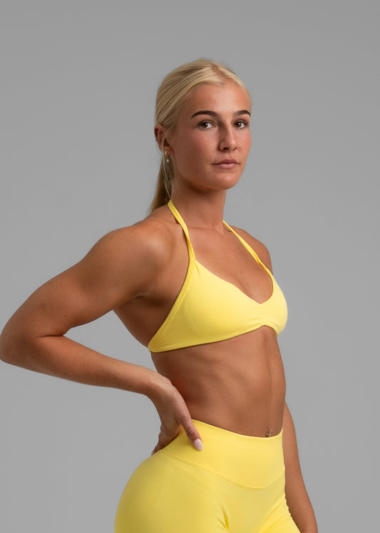 Minimal Sports bra - Custard