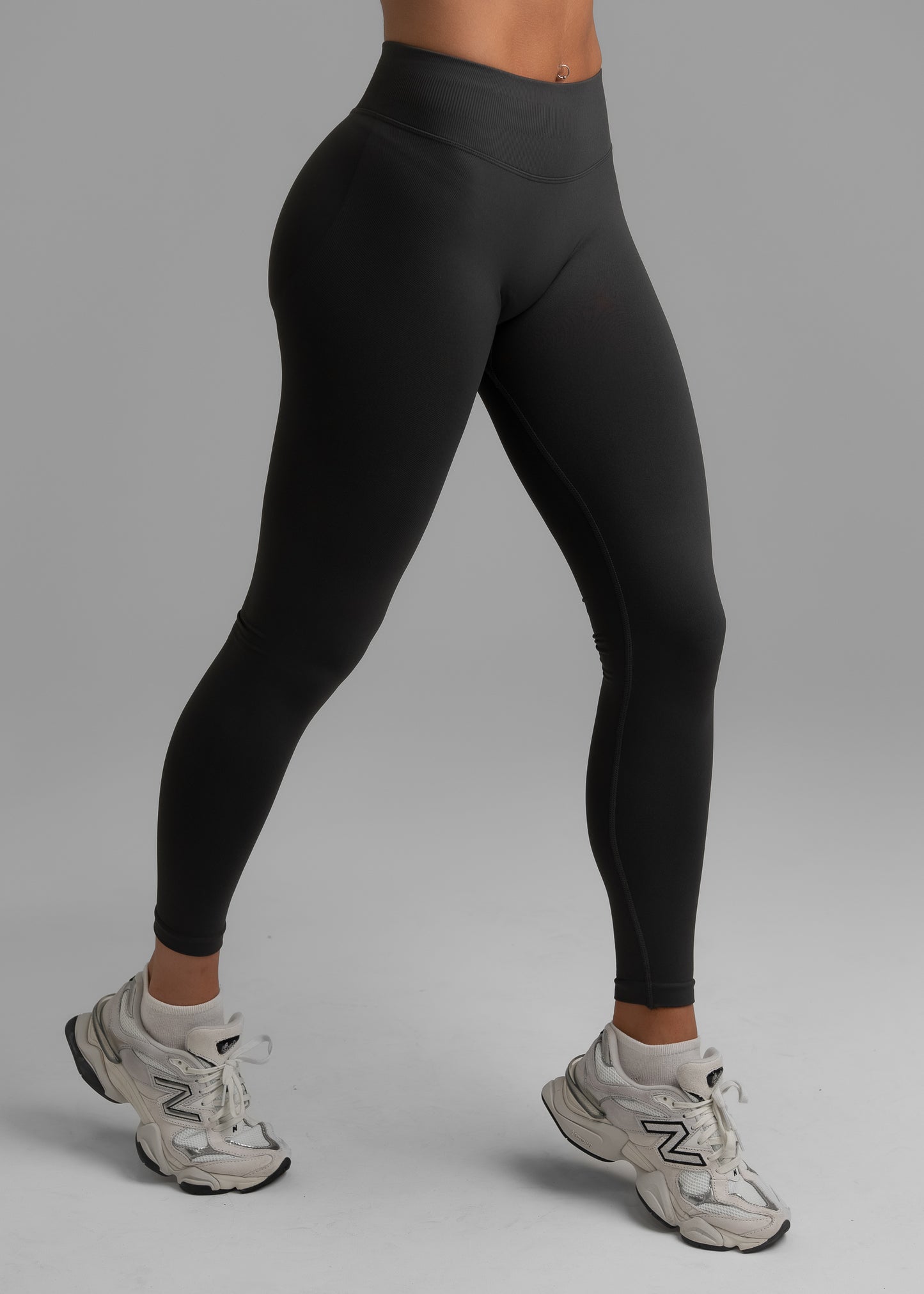 Absolute Seamless Leggings Full Length - Gunmetal Grit