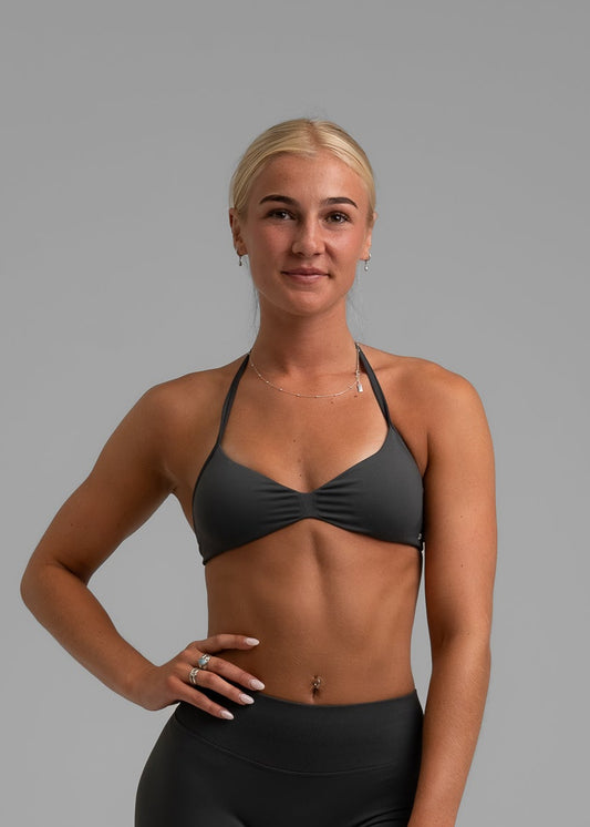 Minimal Sports bra - Gunmetal Grit