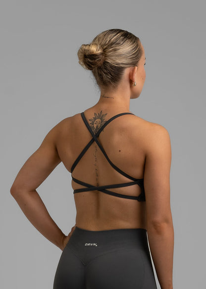 Tempo Sports Bra - Gunmetal Grit