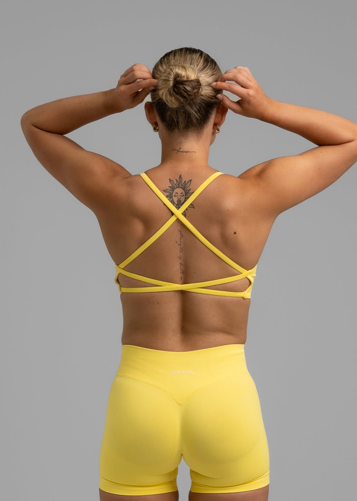 Tempo Sports Bra - Custard