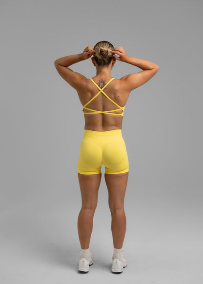 Tempo Sports Bra - Custard