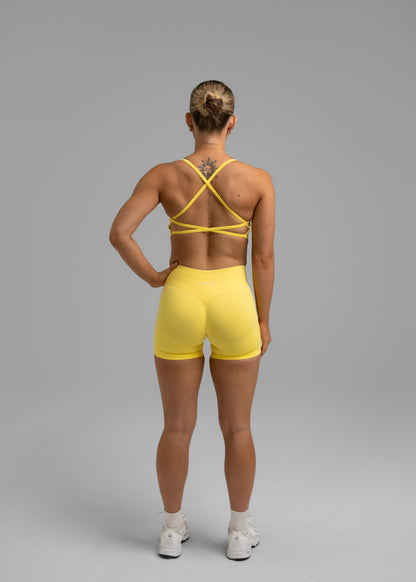 Tempo Sports Bra - Custard