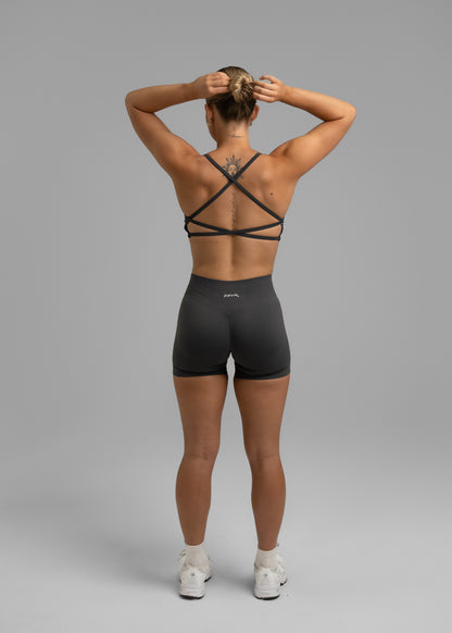 Tempo Sports Bra - Gunmetal Grit