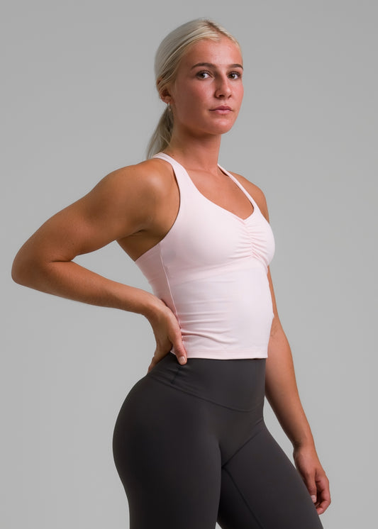 Studio Singlet - Petal Pink