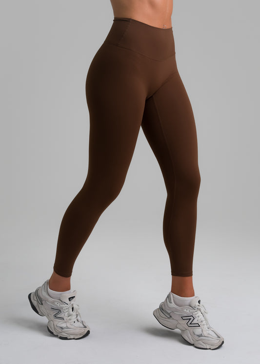 Adapt Mid-Rise Leggings - Cocoa