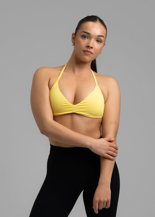 Minimal Sports bra - Custard