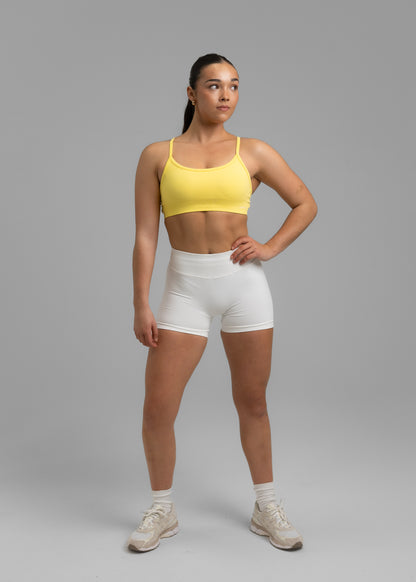 Tempo Sports Bra - Custard