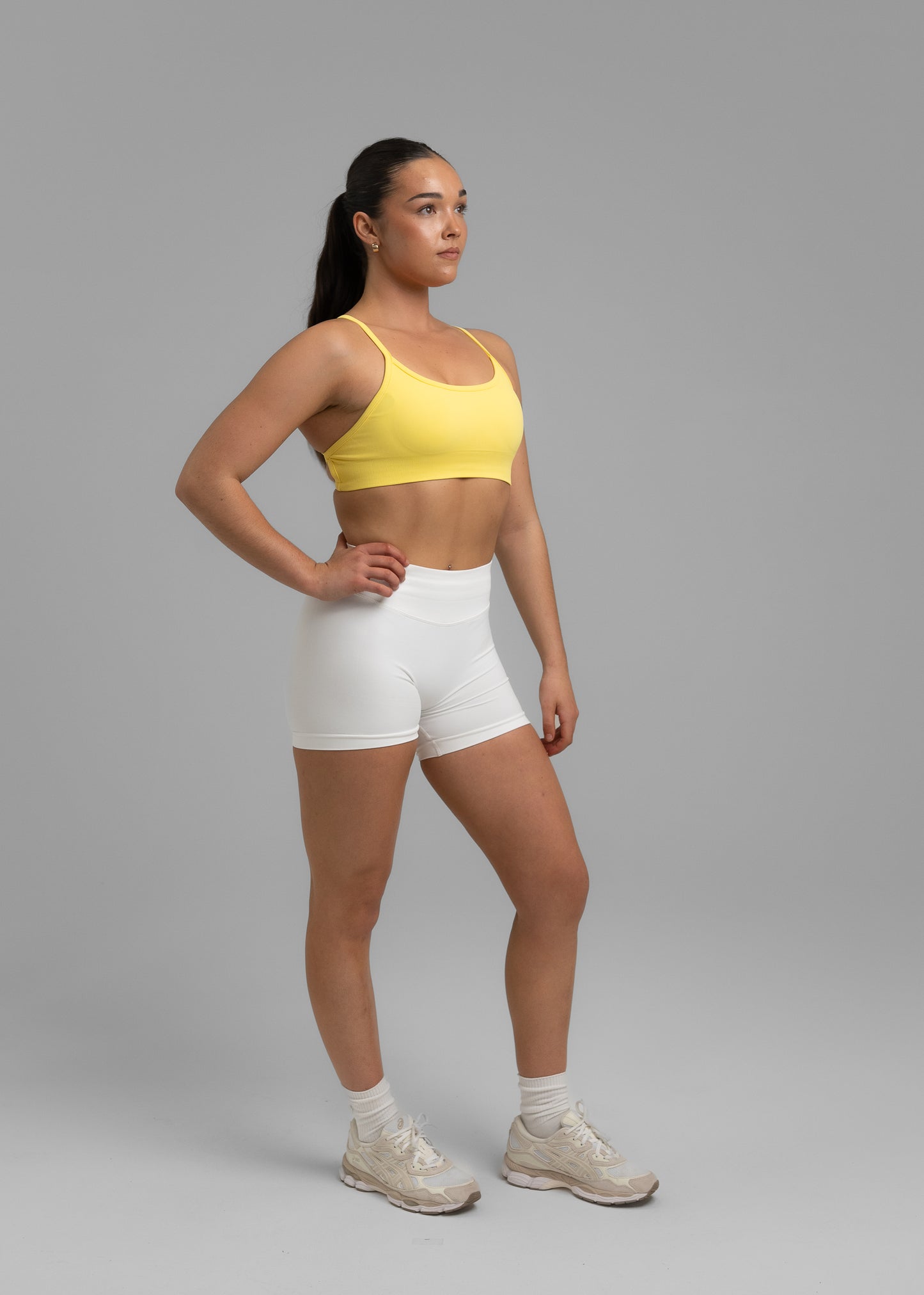 Tempo Sports Bra - Custard