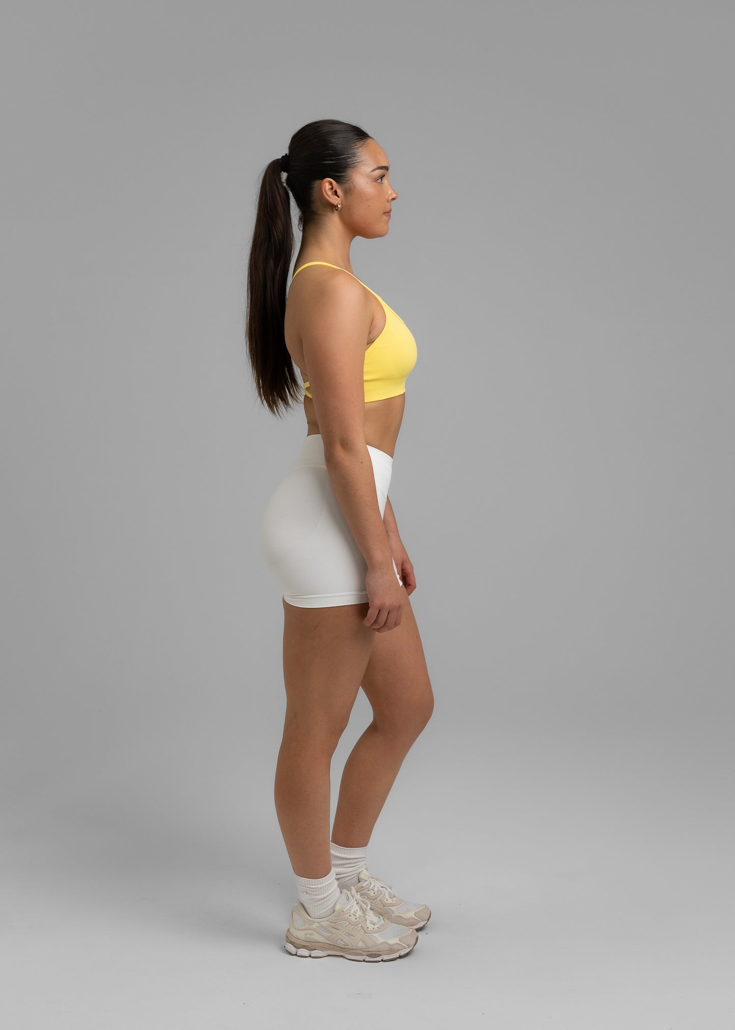 Tempo Sports Bra - Custard