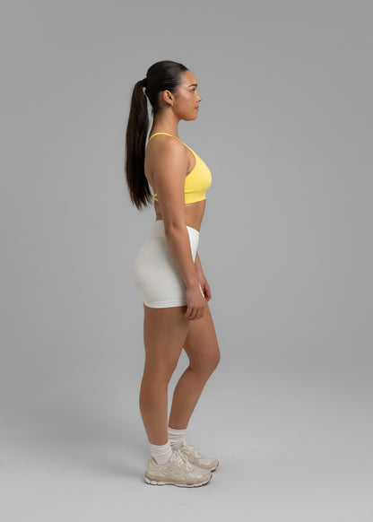 Tempo Sports Bra - Custard