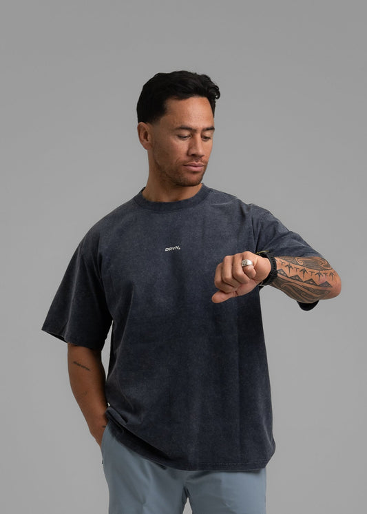 N.R.N.S Oversized Pump Cover - Washed Navy