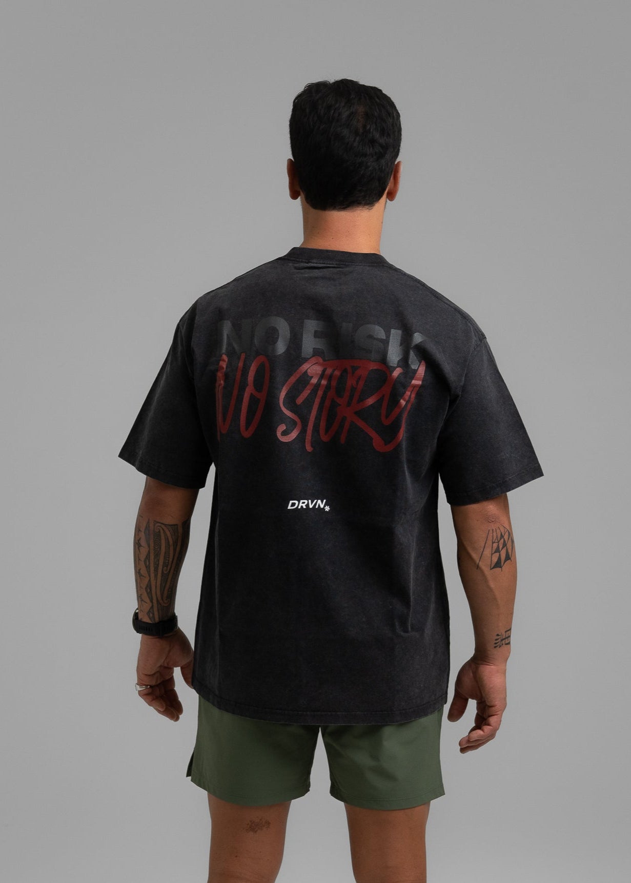 N.R.N.S Oversized Pump Cover - Washed Black