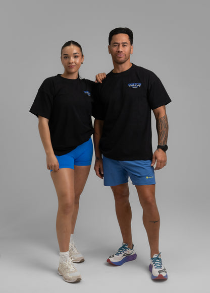 WOD CLUB AirLite Oversize Tee - Black