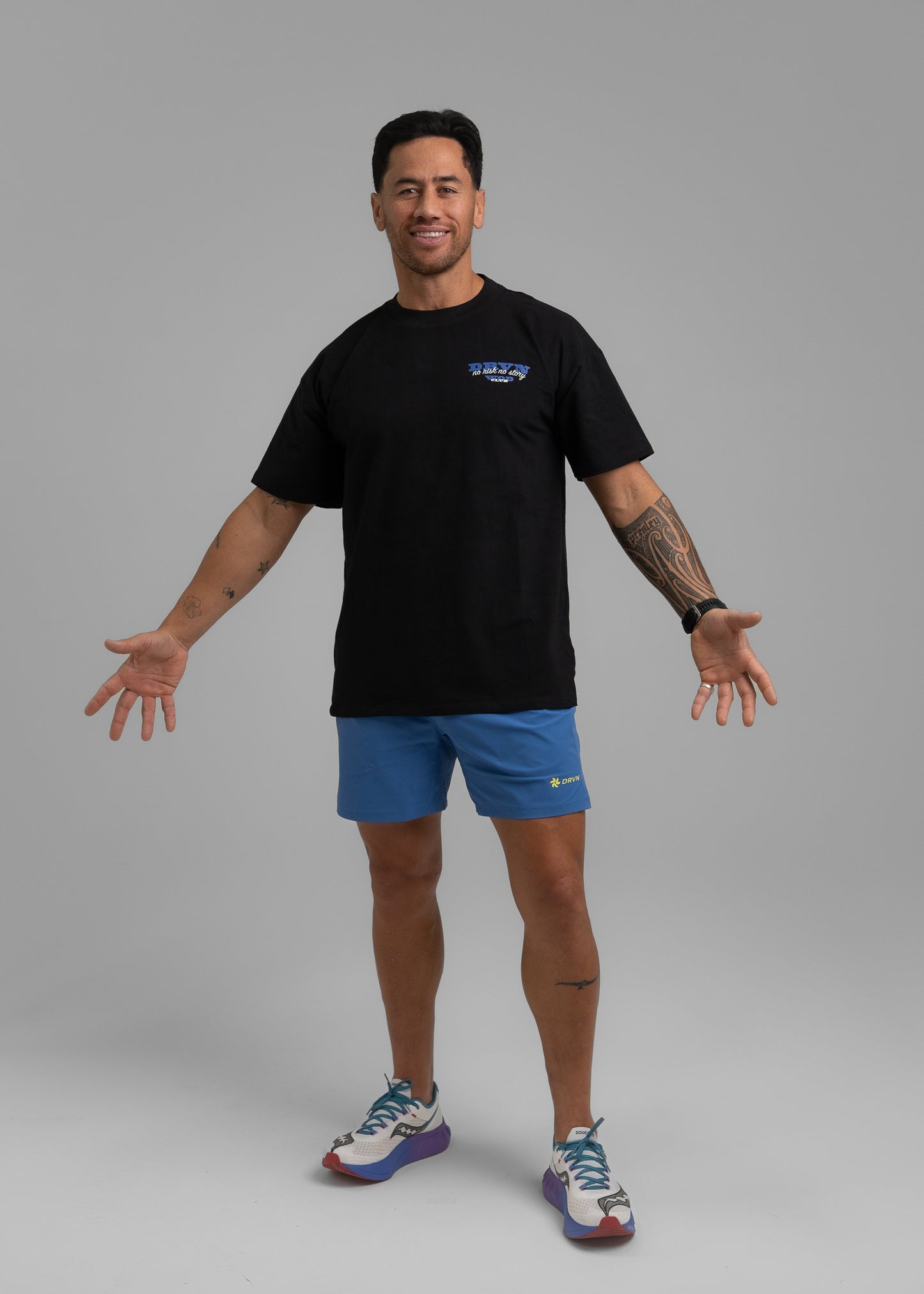 MISSILE IGNITION 6" LINERLESS PERFORMANCE SHORTS - DRVN Blue